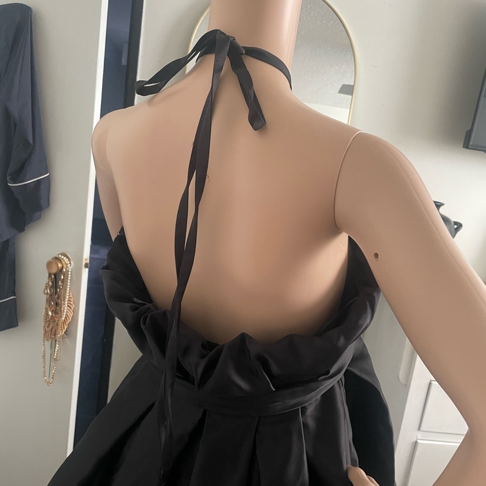 Zara Terez Black Satin Prom Dress - Picture 3 of 10